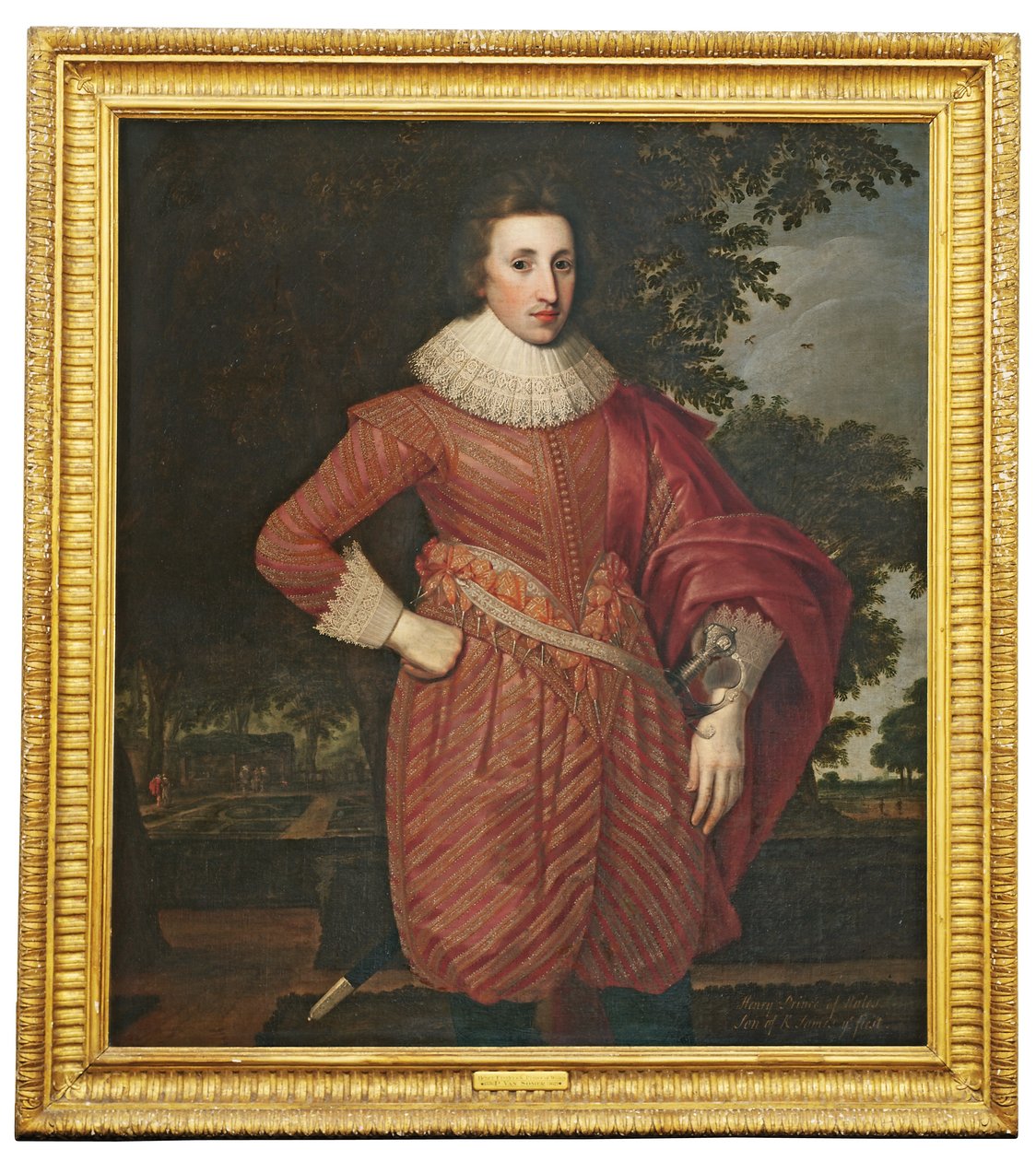 Portret dżentelmena, tradycyjnie utożsamianego z Henrykiem, księciem Walii, ok. 1620 r. autorstwa Anglo Flemish School