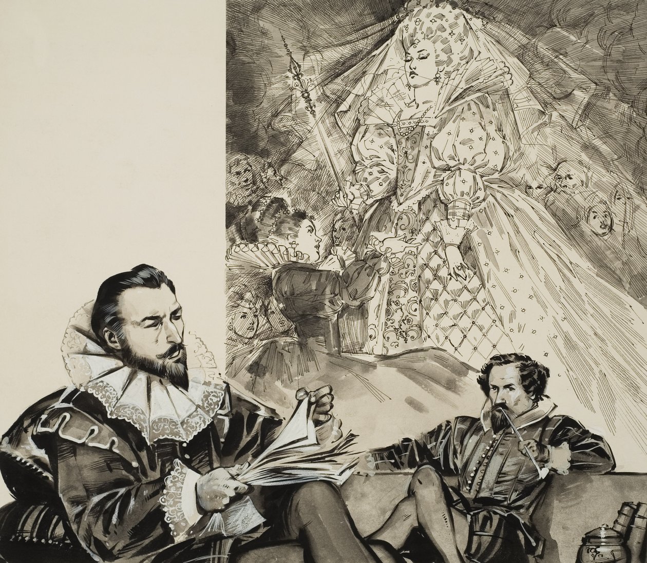 Faerie Queene (gwasz na papierze) autorstwa Angus McBride
