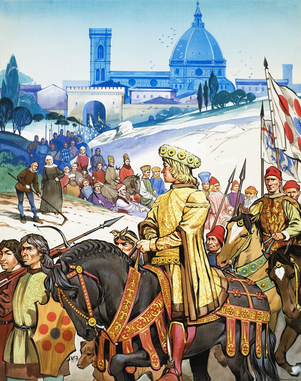 Wielkie wydarzenia w historii: Włoski renesans - Florencja i Medyceusze autorstwa Angus McBride
