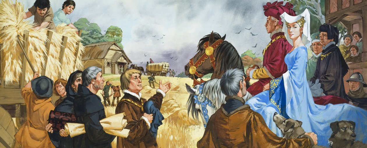 Właściciel i najemca (gwasz na papierze) autorstwa Angus McBride