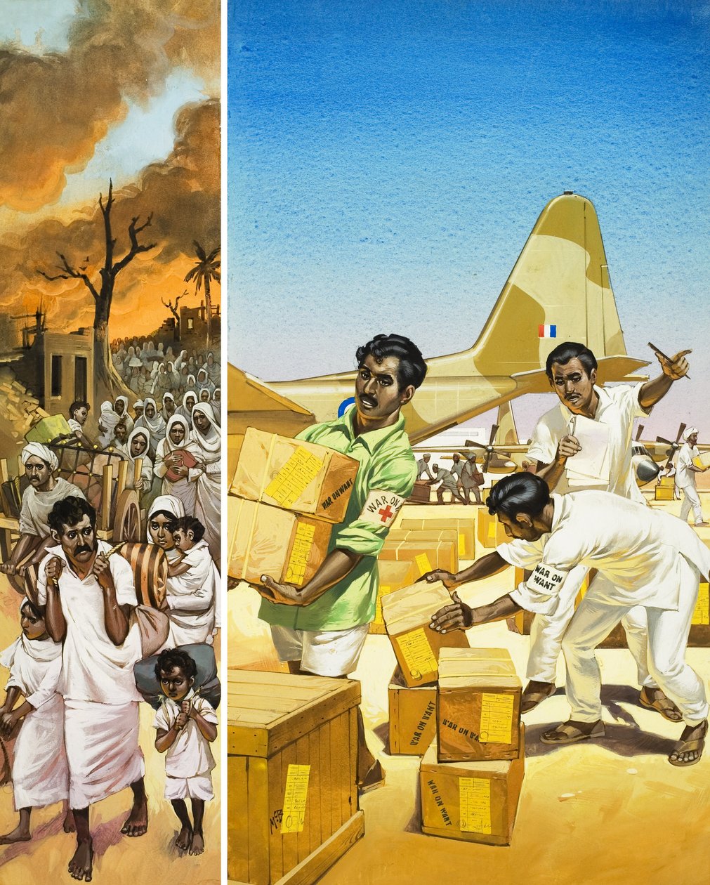 When Disaster Strikes (gwasz na papierze) autorstwa Angus McBride
