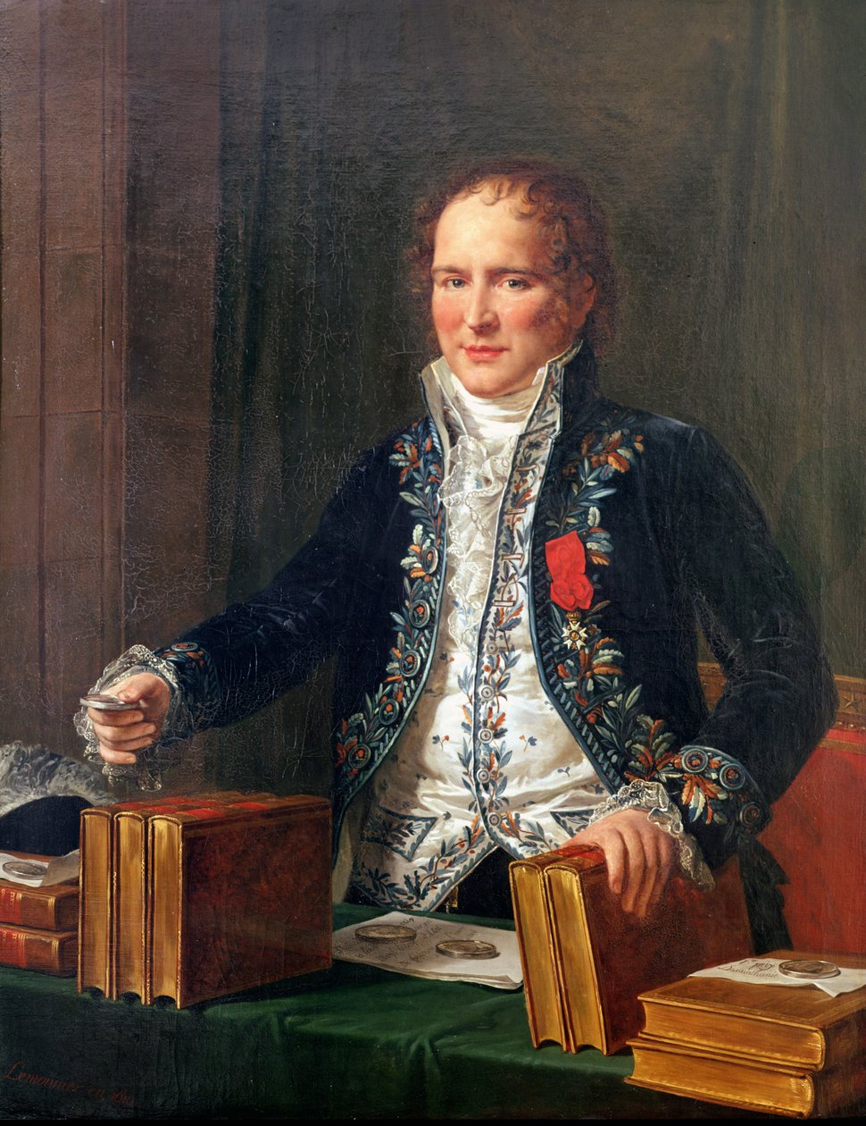 Portret Antoine Francois de Fourcroy (1755-1809) autorstwa Anicet Charles Lemonnier