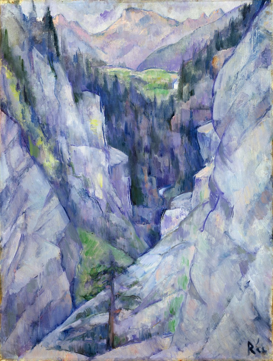 Wąwóz w Pians, 1921 autorstwa Anita Ree