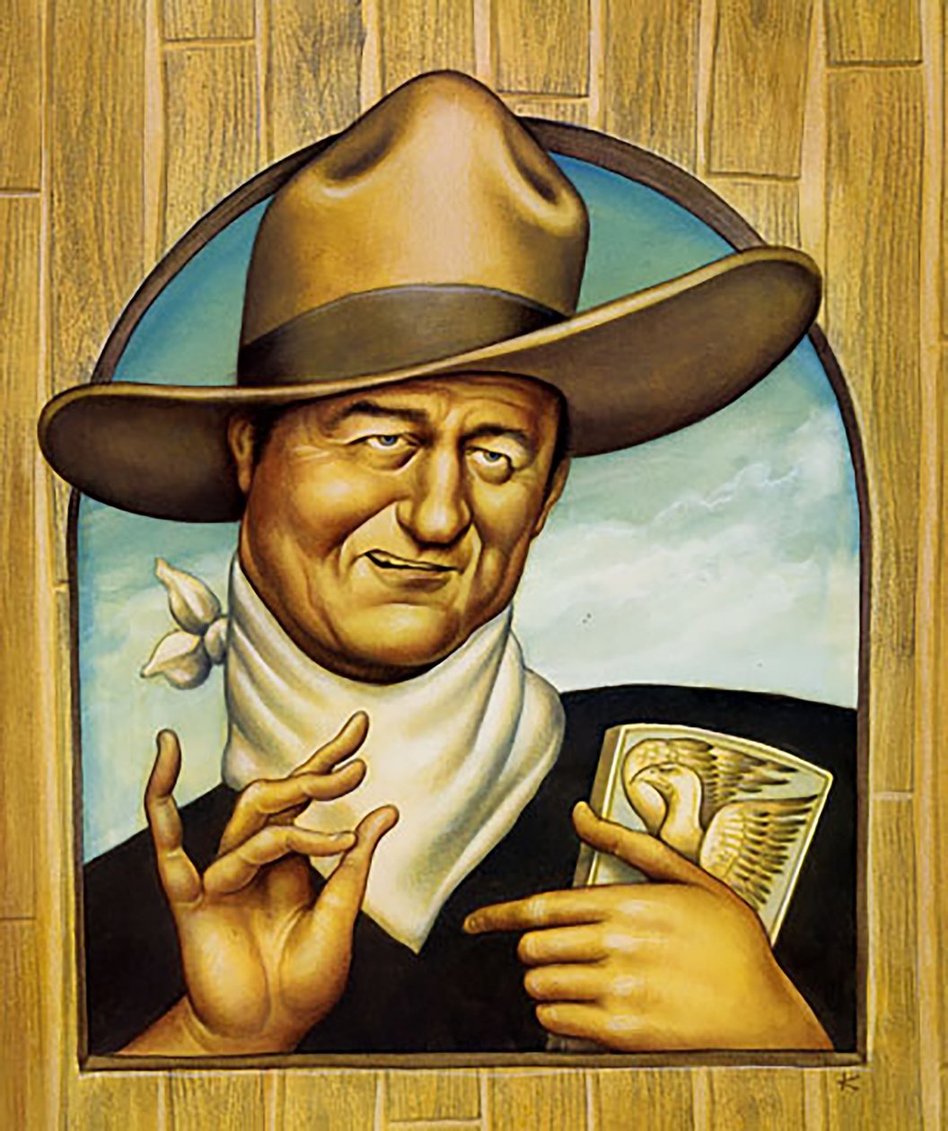 John Wayne autorstwa Anita Kunz