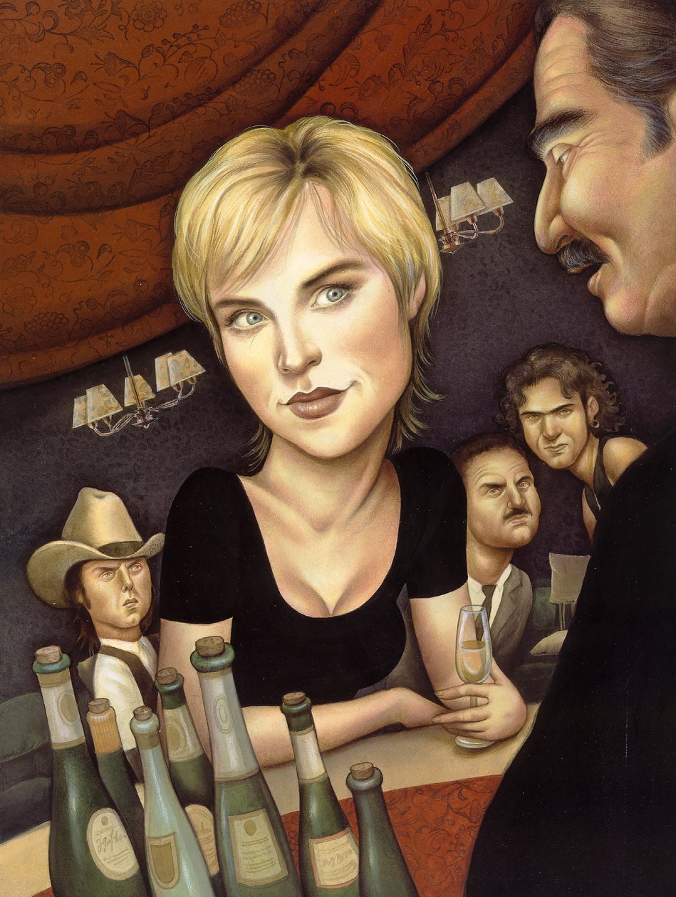 Sharon Stone autorstwa Anita Kunz