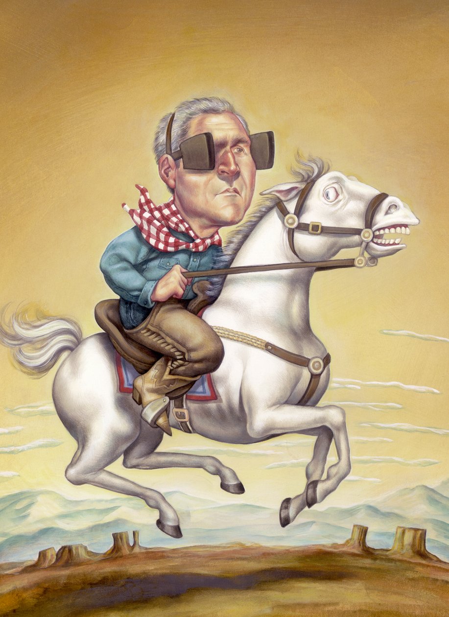 That Vision Thing, 2003 (akryl na płycie ilustracyjnej) autorstwa Anita Kunz