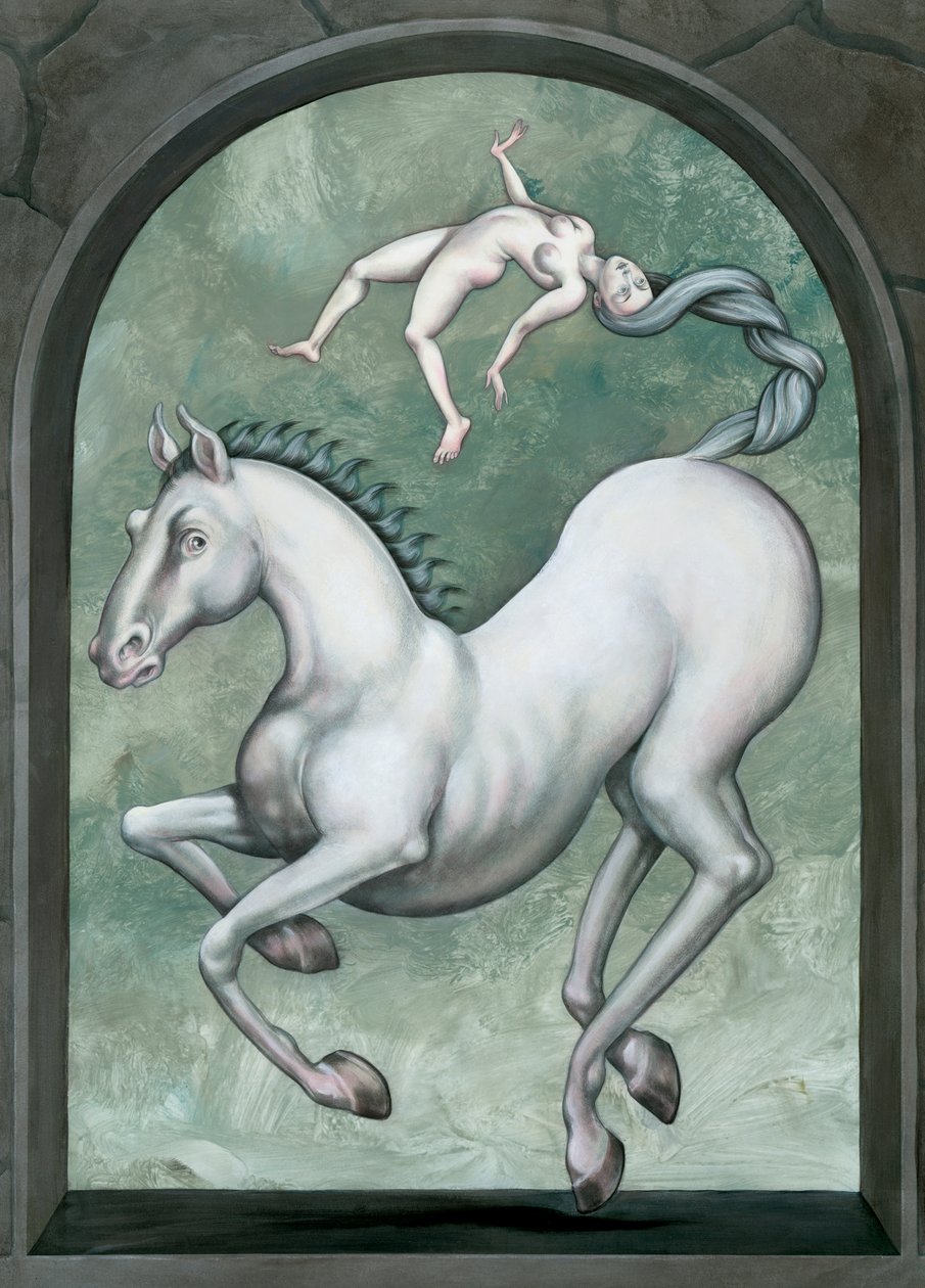 The Host, 2012 (farba akrylowa na płycie ilustracyjnej) autorstwa Anita Kunz