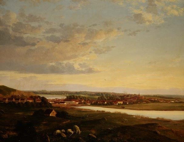 Silkeborg w Jutlandii autorstwa Anker Niels Lund