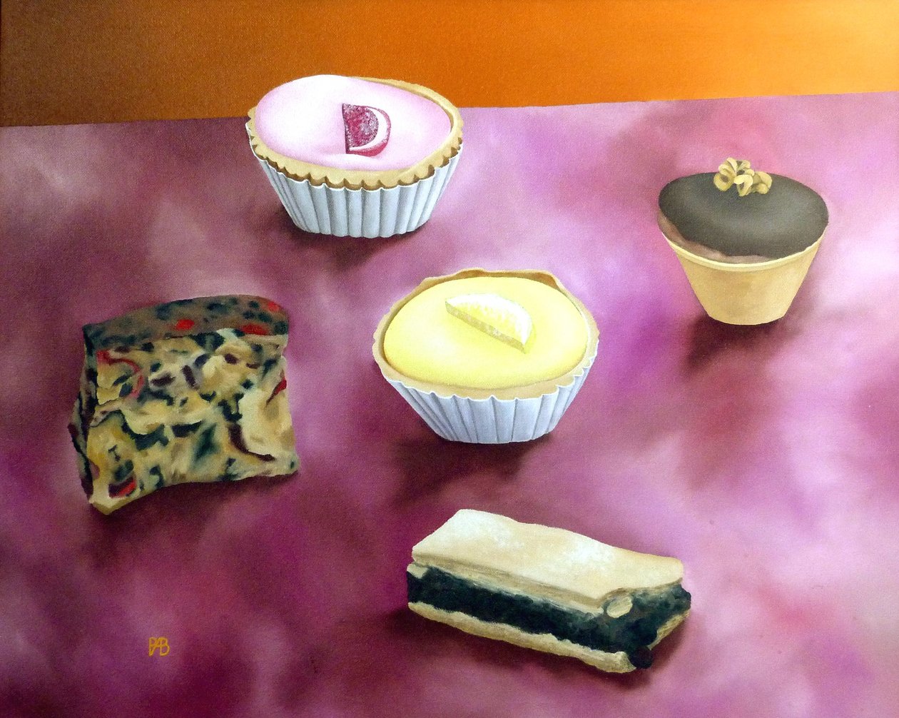 Pięć ciastek, 1988 autorstwa Anna Phillips