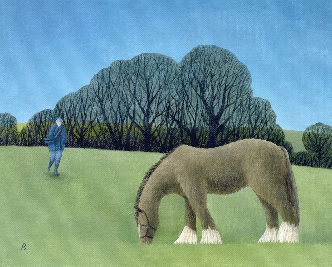 Shire Horse, 2006 autorstwa Anna Phillips