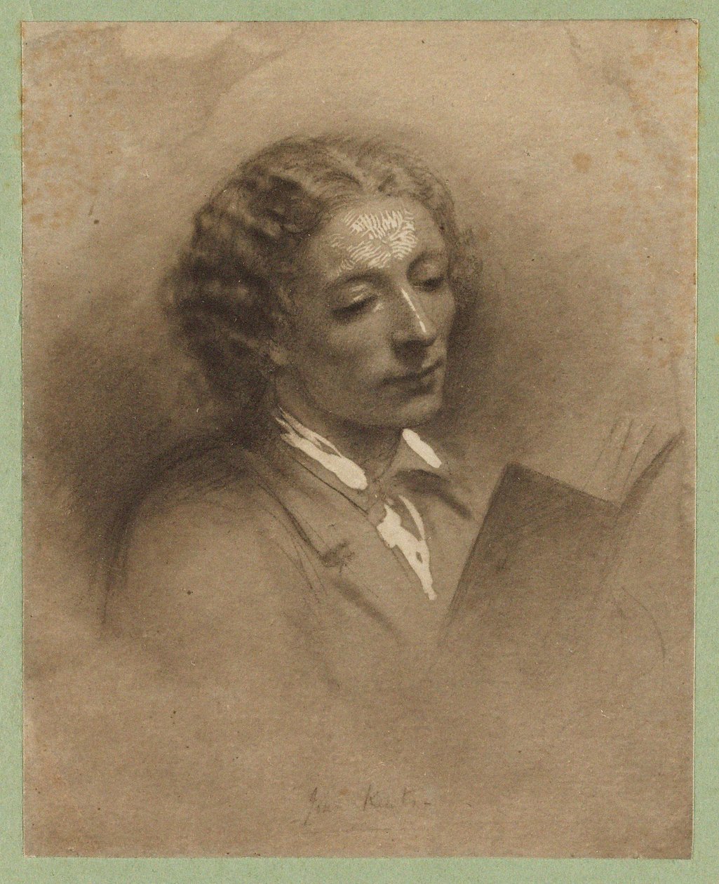 Portret poety Johna Keatsa 1795-1821. autorstwa Ann Mary Newton
