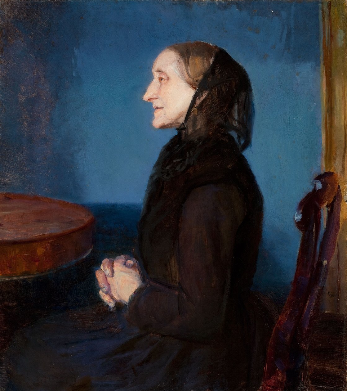 Portret Ane Hedvig Brøndum autorstwa Anna Ancher