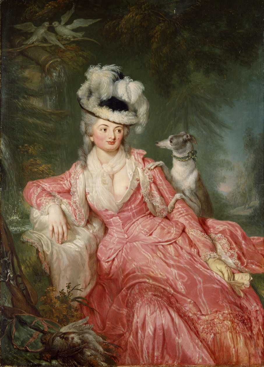 Wilhelmina Enke autorstwa Anna Dorothea Therbusch