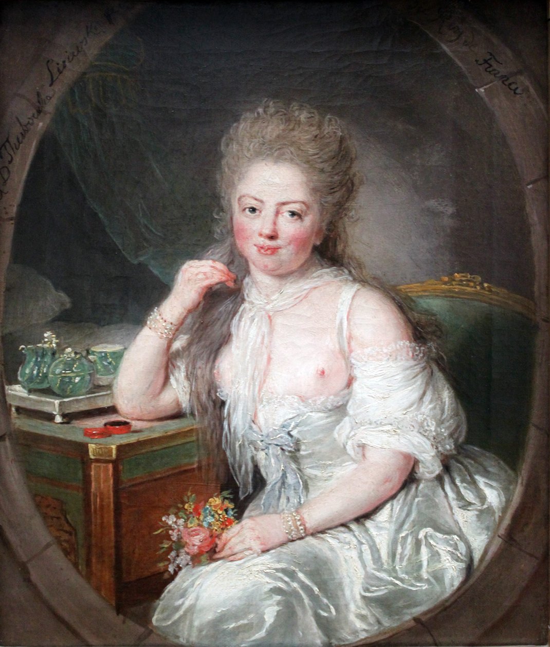 Młoda kobieta w szlafroku autorstwa Anna Dorothea Therbusch