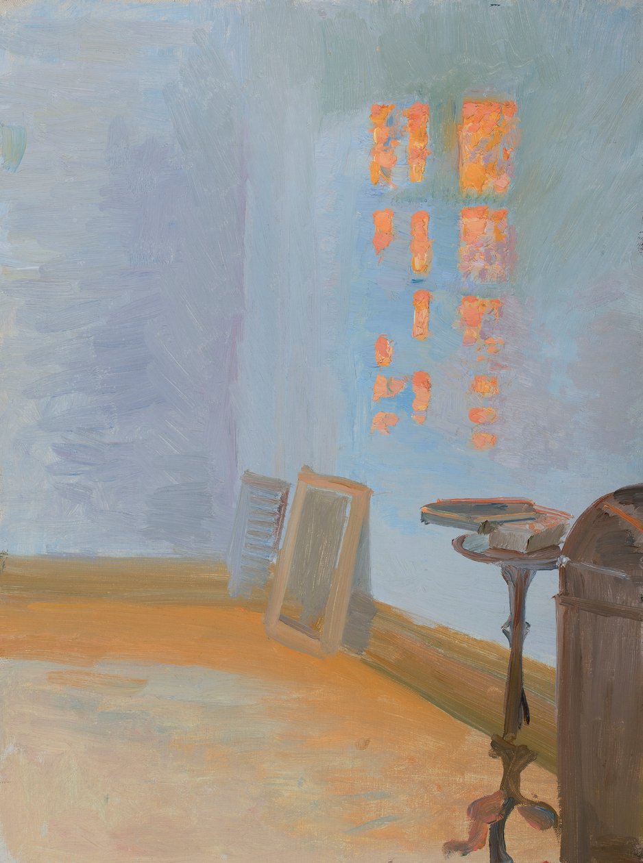 Wieczorne słońce w gabinecie artysty w Markvej. autorstwa Anna Ancher