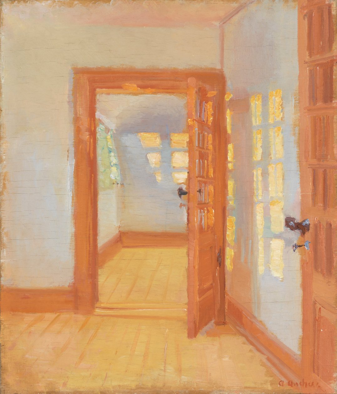 Wnętrze. aneks Brønduma autorstwa Anna Ancher