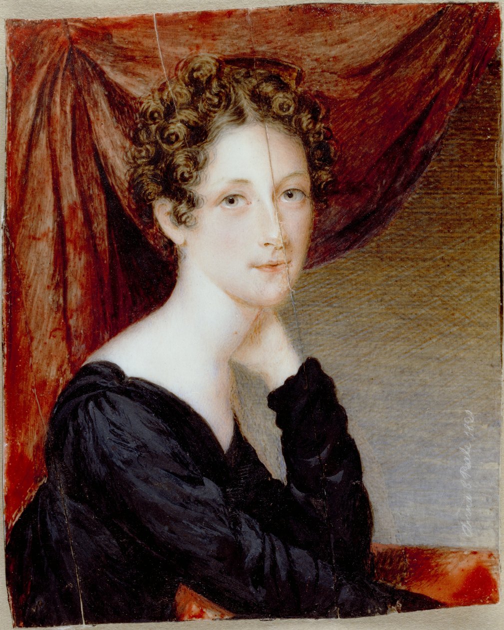 Rosalba Peale, 1820 (toaleta z kości słoniowej) autorstwa Anna Claypoole Peale