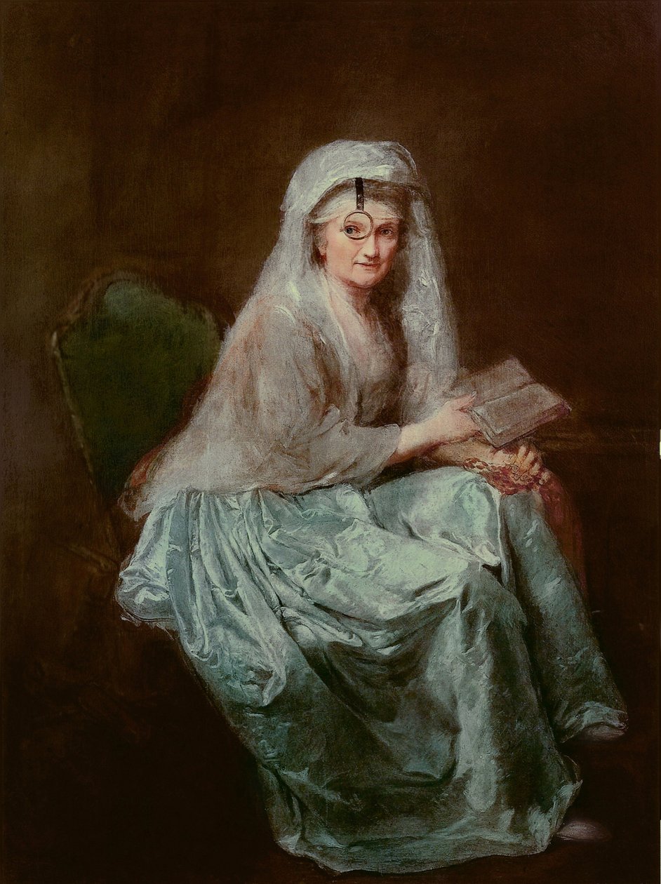 Autoportret z monoklem, 1777 autorstwa Anna Dorothea Therbusch
