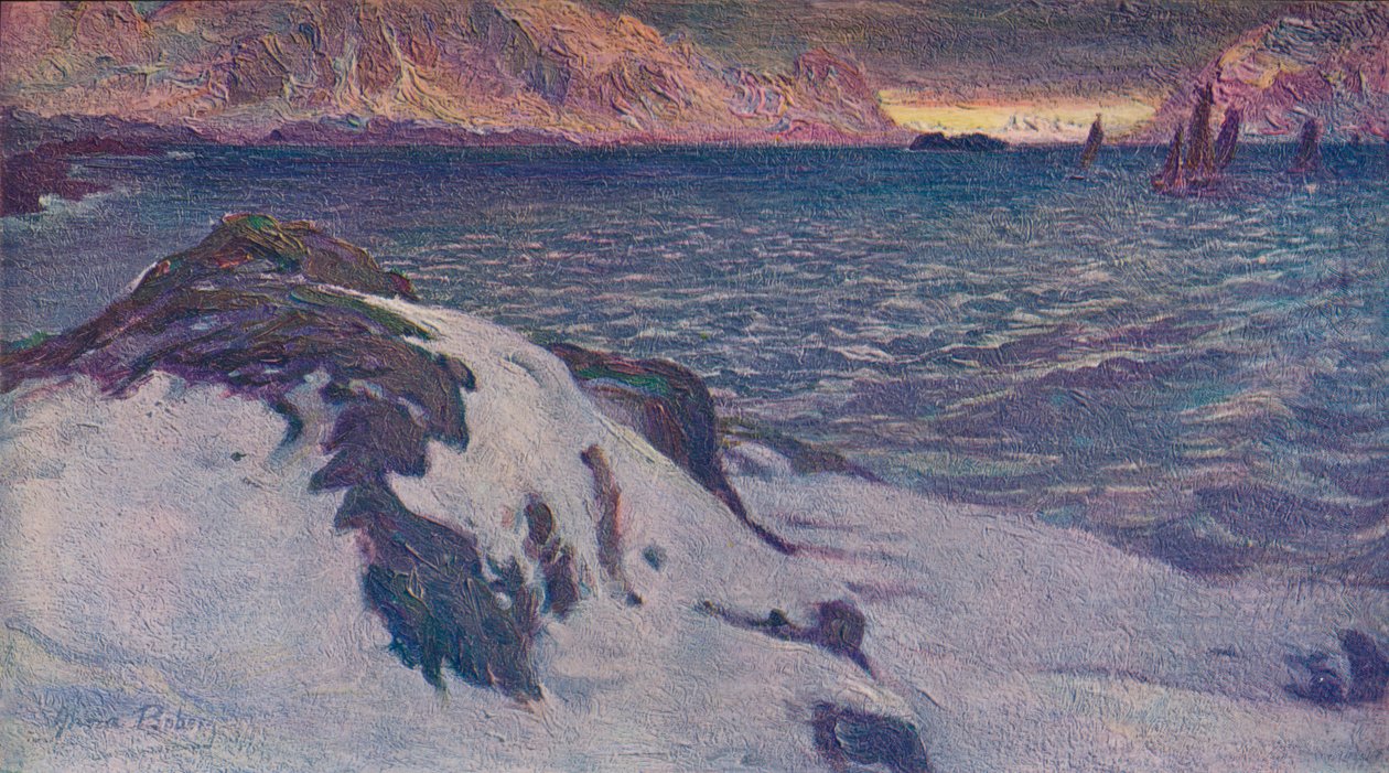 Lofoden Seascape, c1910 autorstwa Anna Katarina Boberg