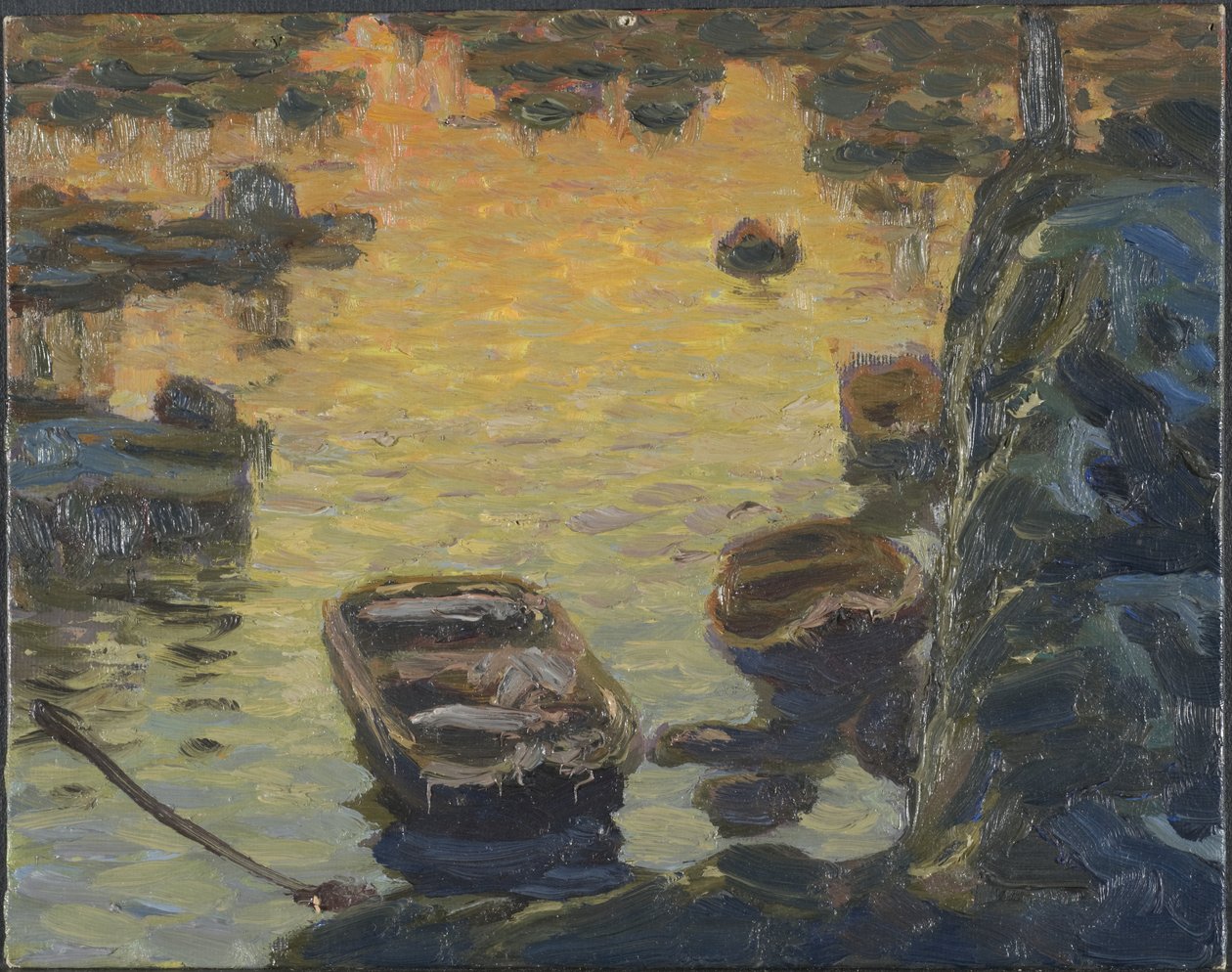 Wiosenna noc w sezonie wędkarskim. Studium z Lofotów, 1910 autorstwa Anna Katarina Boberg