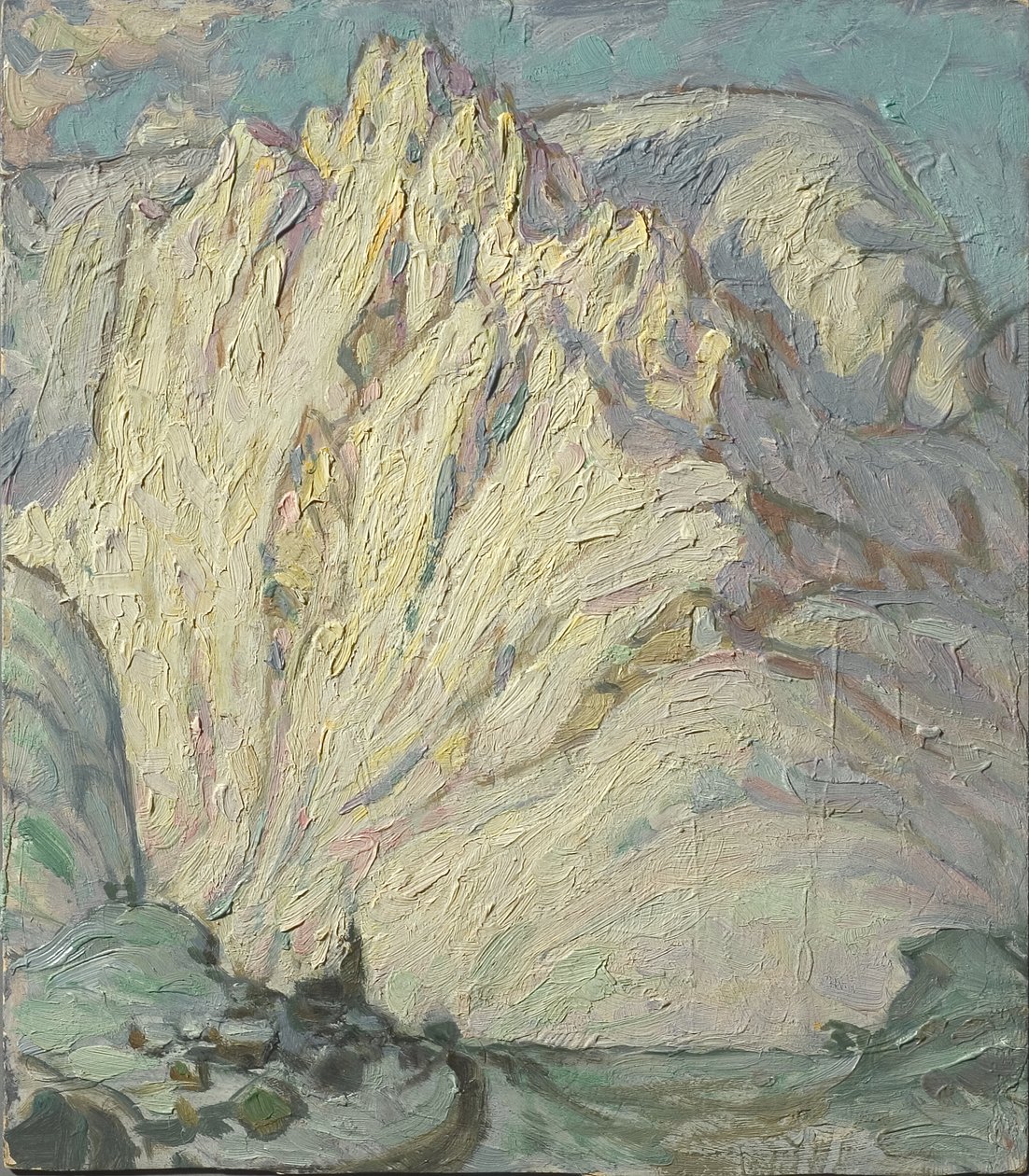 Ośnieżone góry. Studium z Lofotów, 1930 autorstwa Anna Katarina Boberg