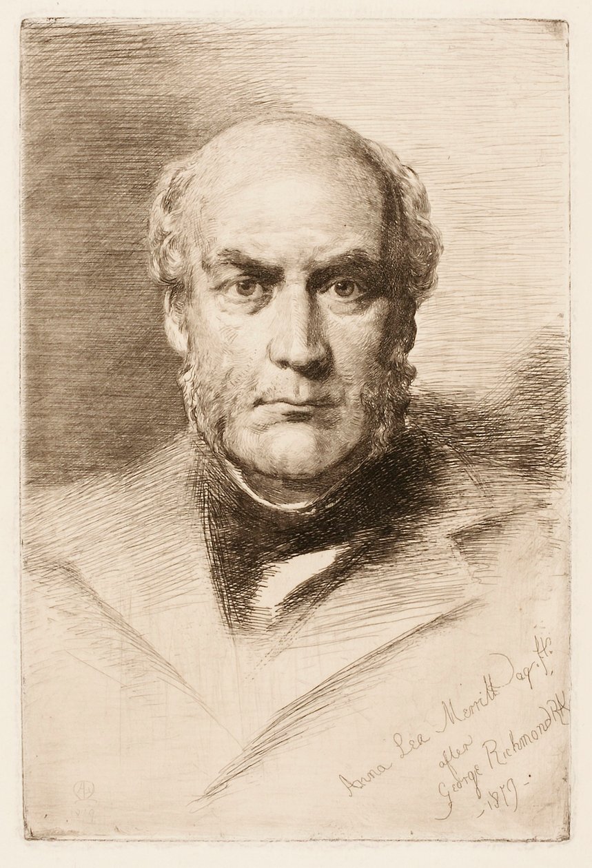 Bez tytułu (portret mężczyzny) autorstwa Anna Lea Merritt