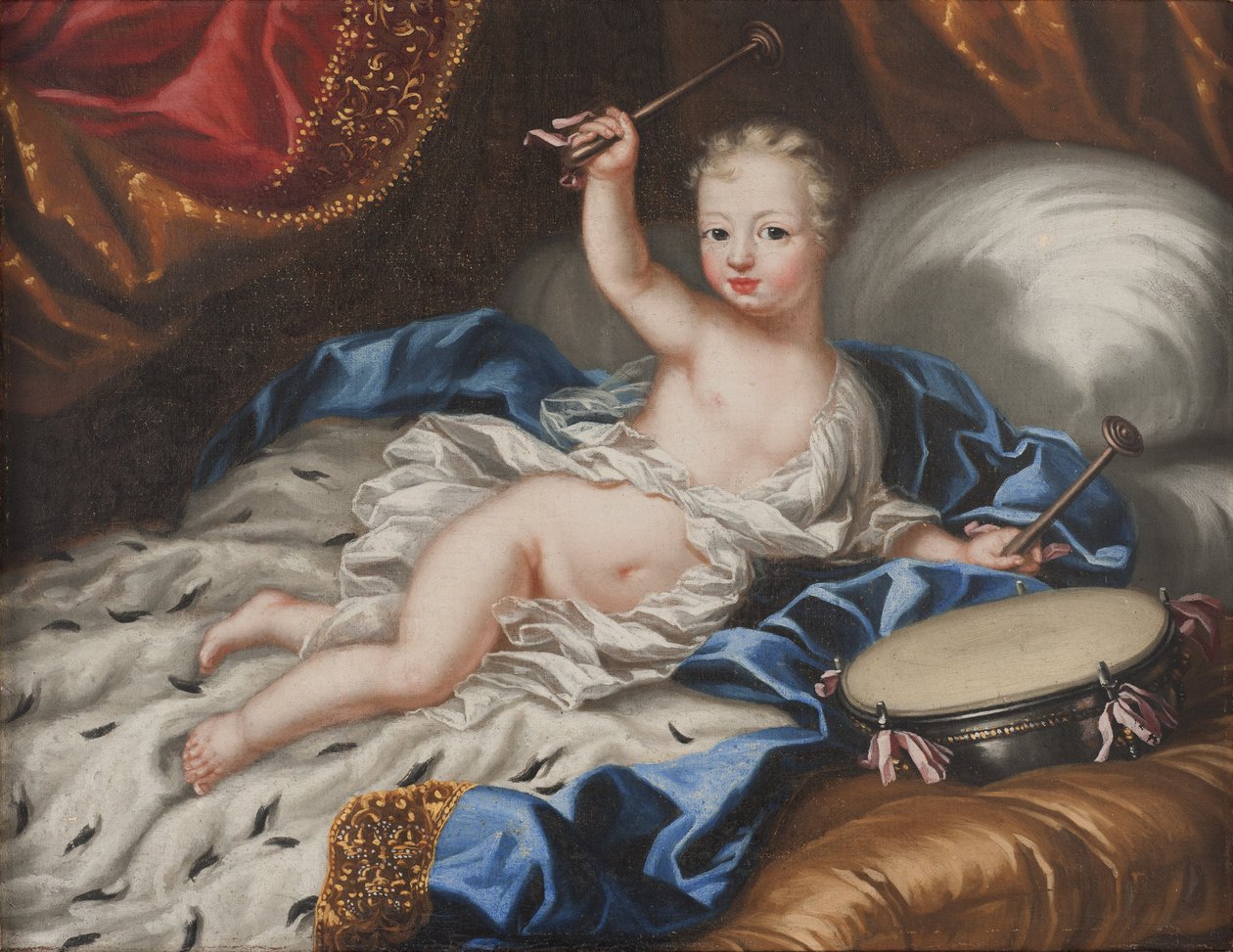 Le roi Charles XII (Carl de Suede), enfant - Portret króla Szwecji Karola XII (1682-1718) jako dziecko, autorstwa Ehrenstrahl, Anny Marii (1666-1729). olej na płótnie autorstwa Anna Maria Ehrenstrahl