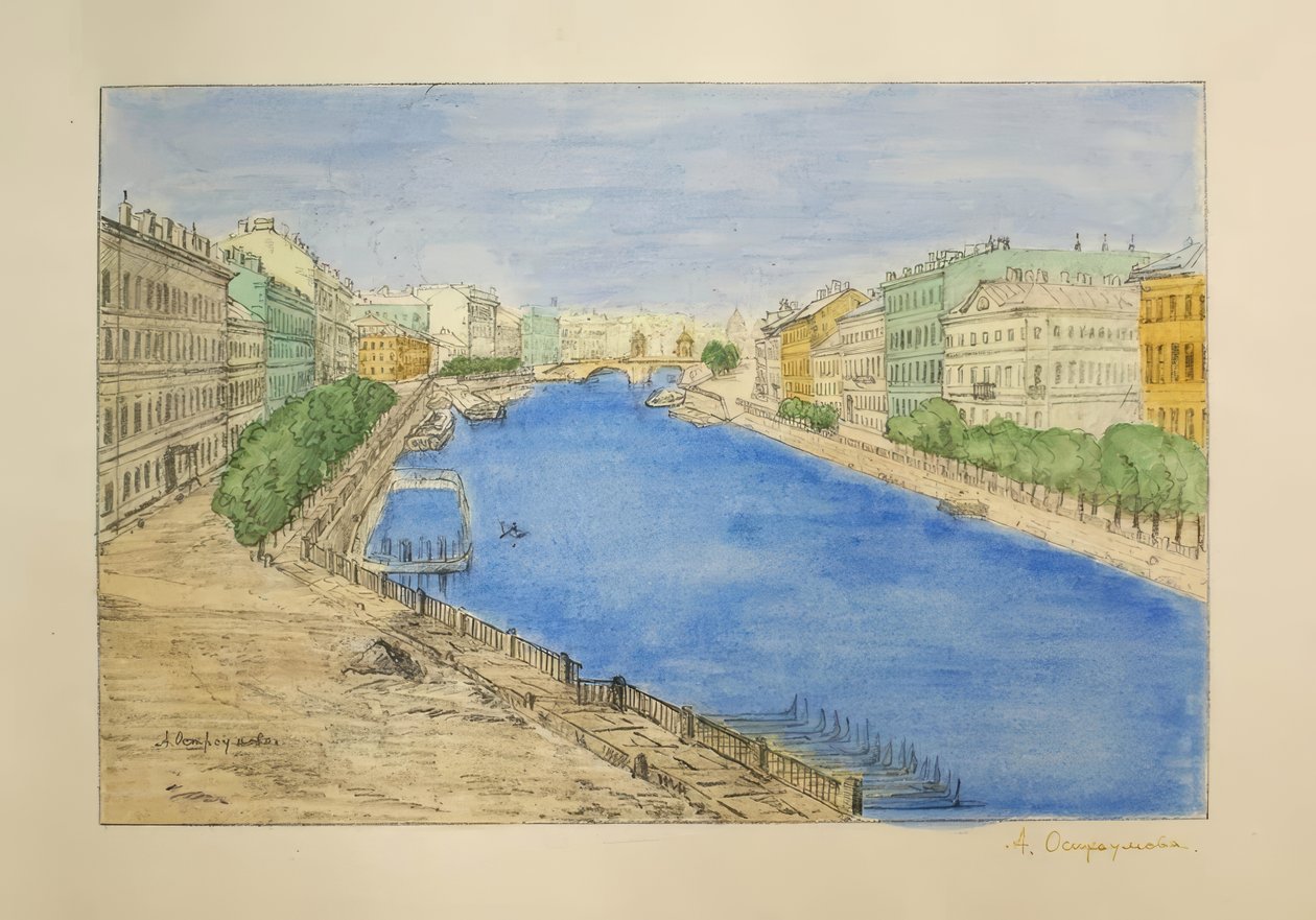 Fontanna autorstwa Anna Petrowna Ostroumowa-Lebedewa