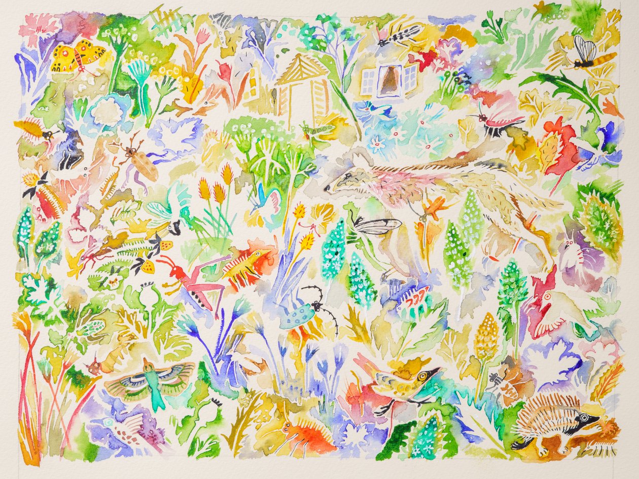 1 Swansong, 2023 (akwarela) autorstwa Anna Pugh