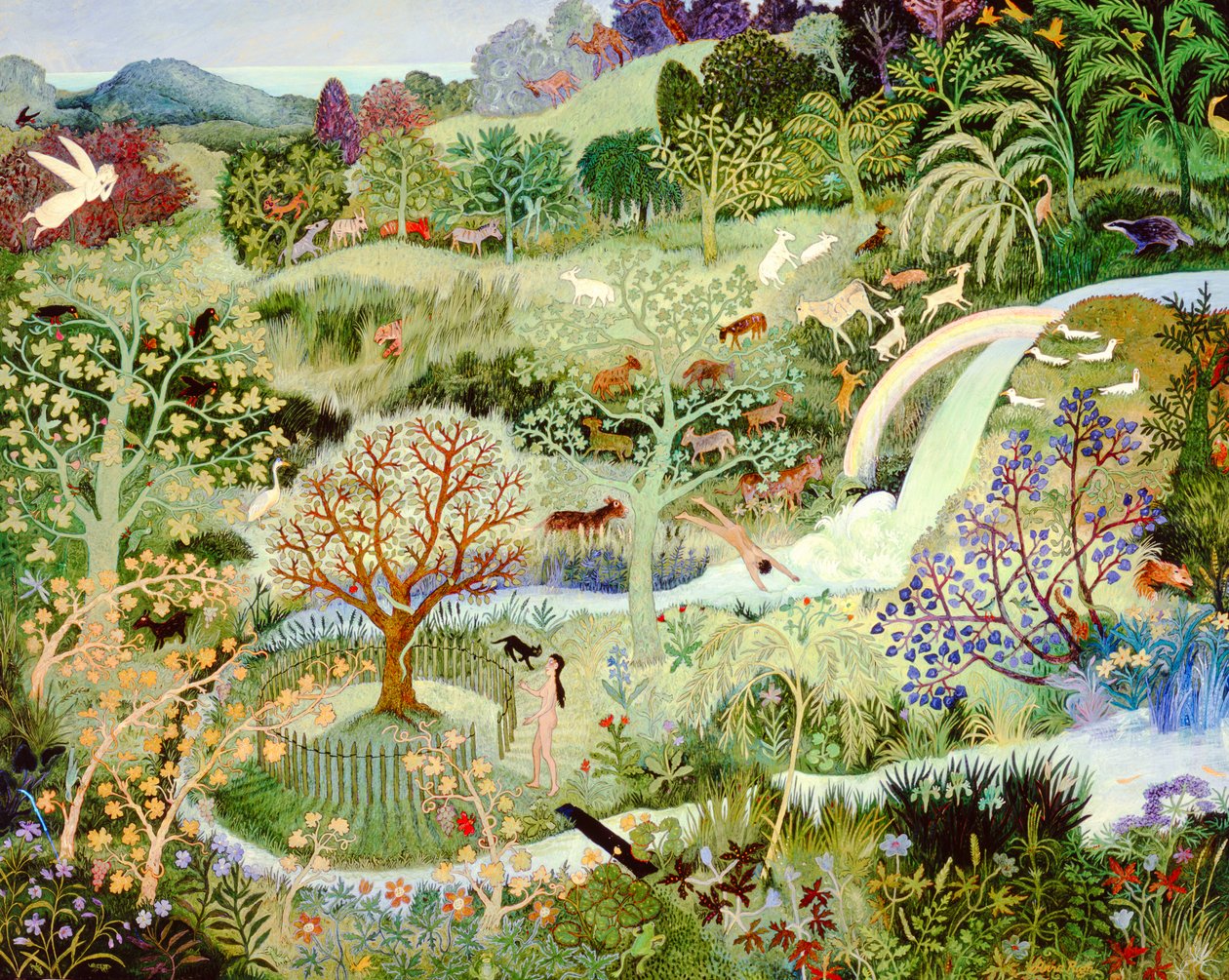 Jabłko dziennie, 2005 (akryl) autorstwa Anna Pugh