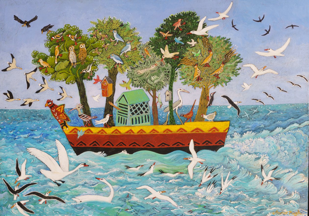 Arka ptaków (akryl) autorstwa Anna Pugh