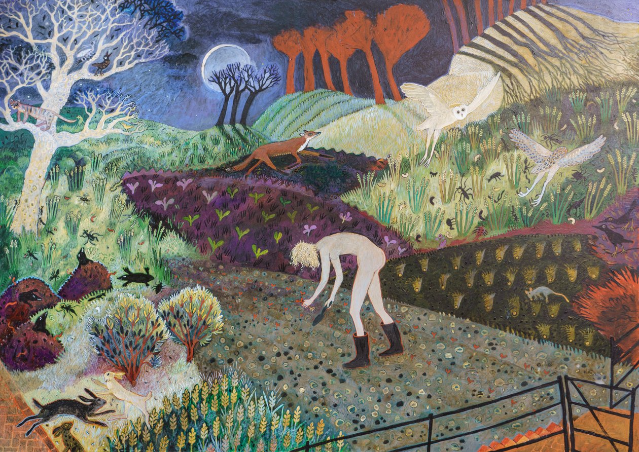Idealny do sadzenia, 2019 (akryl) autorstwa Anna Pugh