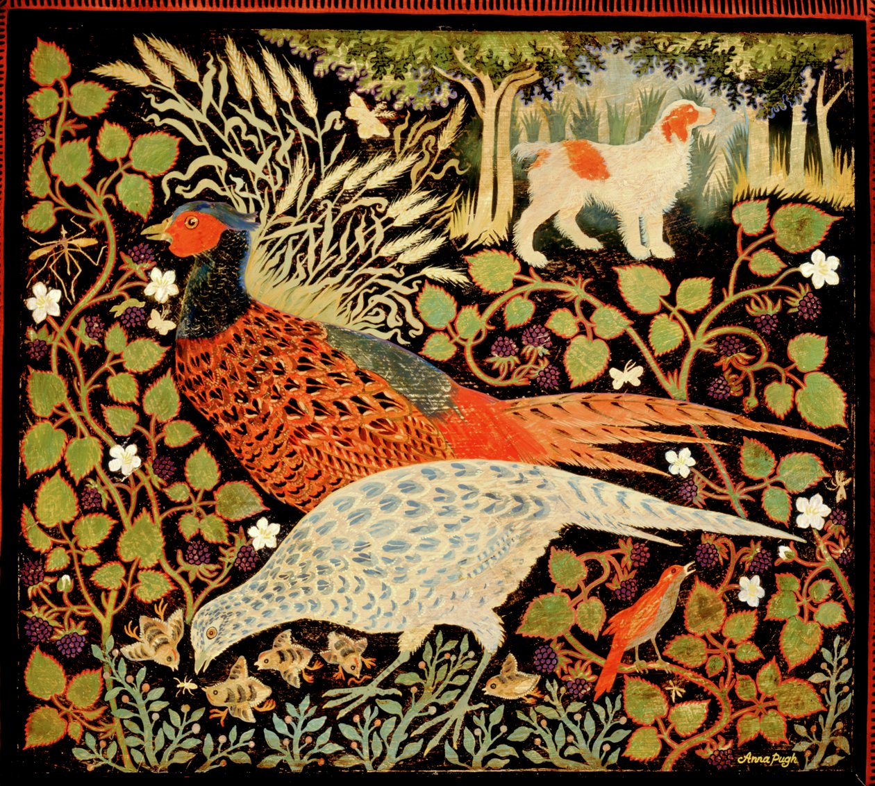 Bażanty autorstwa Anna Pugh