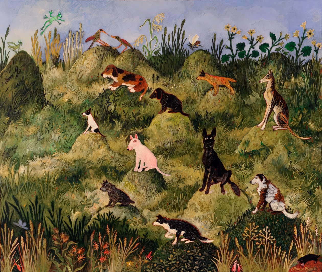 Ready, Steady..., 2012 (akryl) autorstwa Anna Pugh