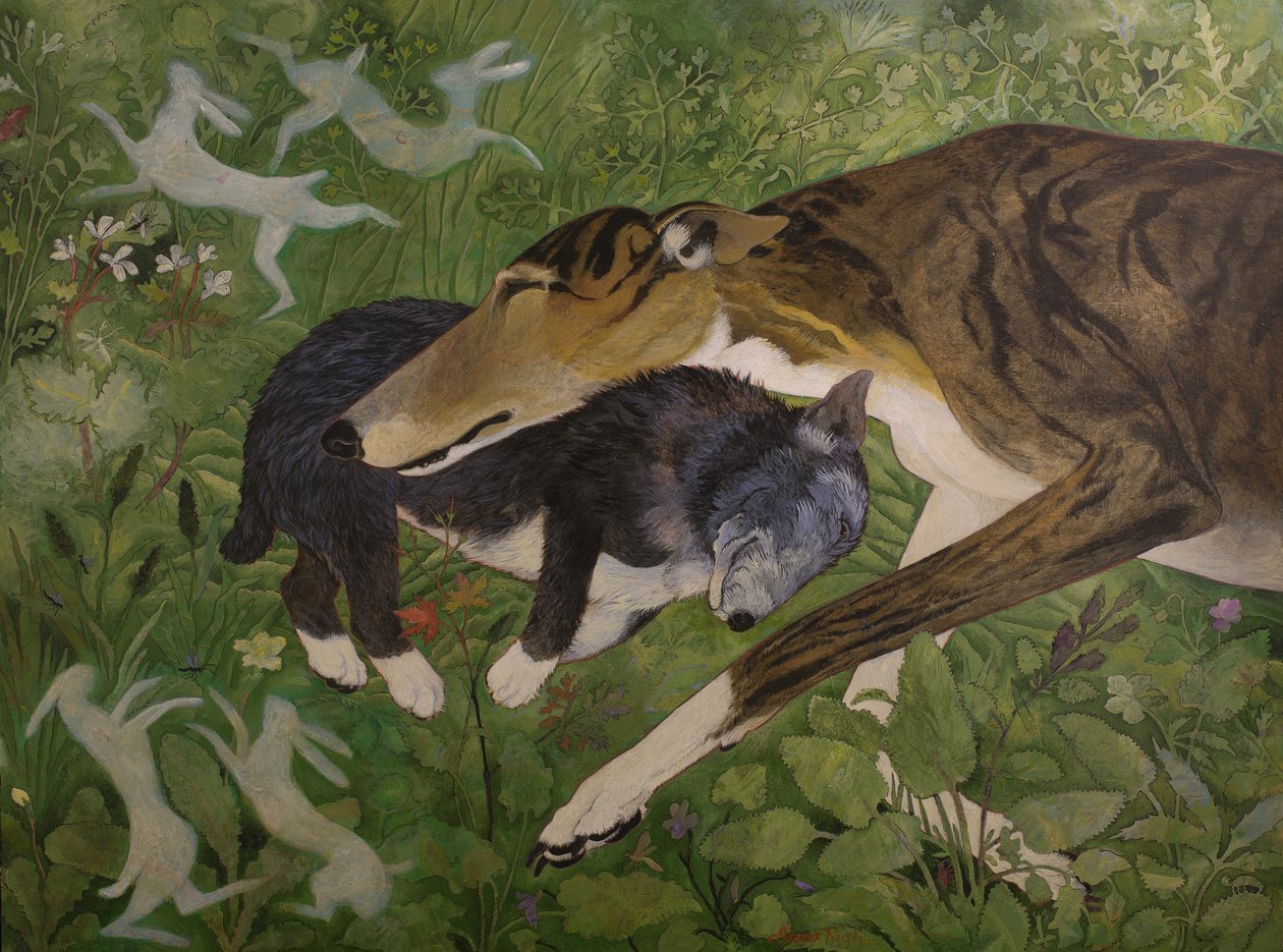 Wspólne marzenia, 2015 (akryl) autorstwa Anna Pugh