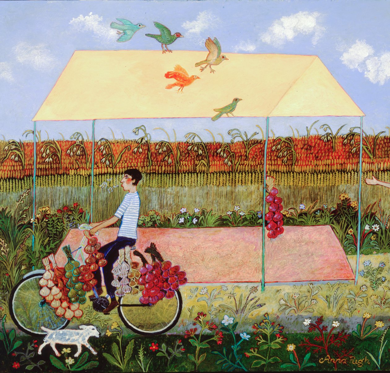 Przesyłka specjalna, 2010 (akryl) autorstwa Anna Pugh