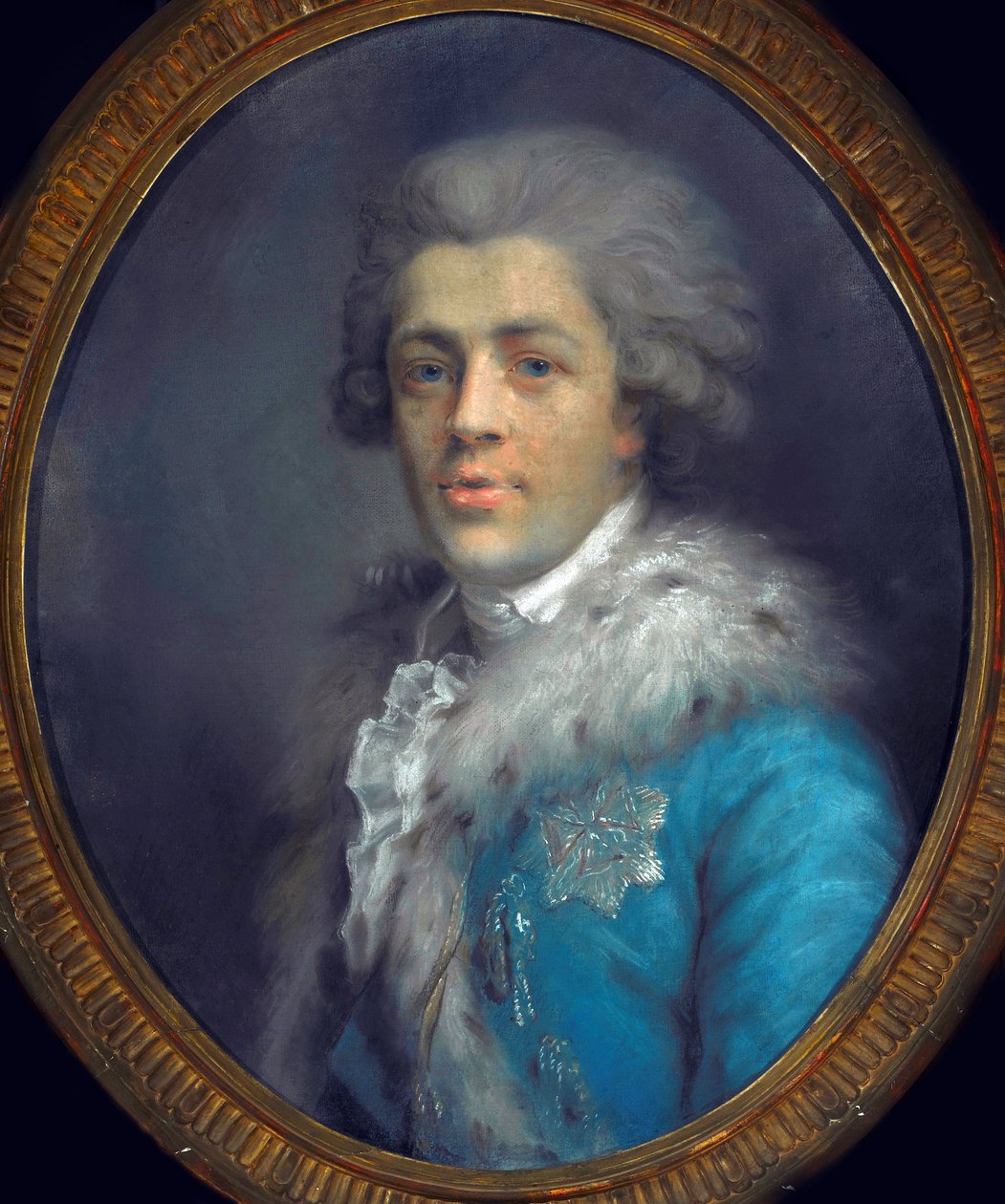 Portret hrabiego Ignacego Potockiego (1750-1809). (Portret hrabiego Romana Ignacego Franciszka Potockiego). Praca Anny Gault de Saint Germain (Rajecka) (ok. 1760-1832), pastel na papierze, ok. 1784. Sztuka polska autorstwa Anna Rajecka Gault de Saint Germain