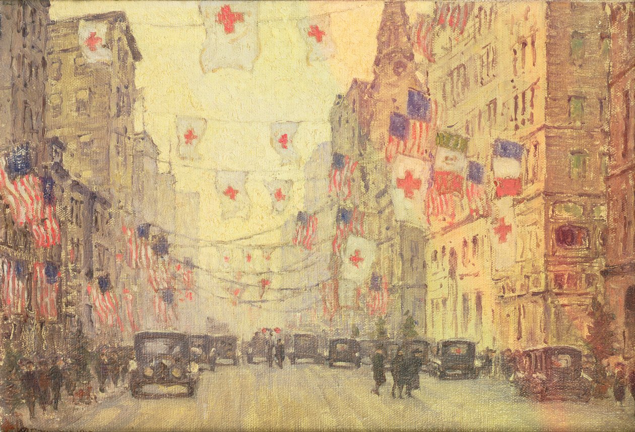 Quinta Avenida no Armistício Winterpolish autorstwa Anna Richards Brewster