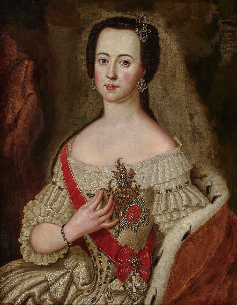 Portret cesarzowej Katarzyny II 1729-1796. autorstwa Anna Rosina Lisiewska