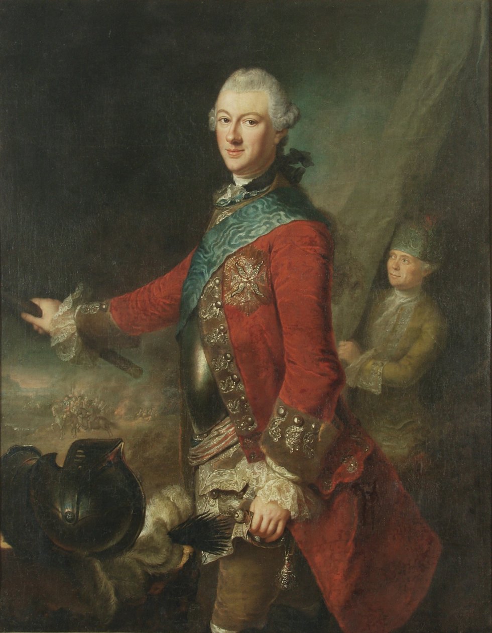 Portret Michała Kazimierza Ogińskiego 1731-1799, hetmana wielkiego litewskiego, ok. 1930 r. 1755 autorstwa Anna Rosina Lisiewska