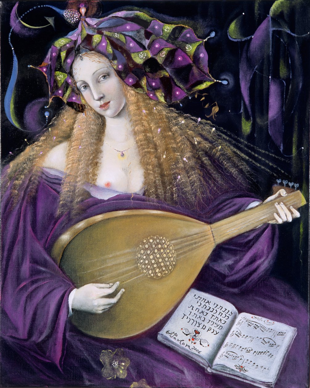 Koziorożec, 2006 (olej na belgijskim płótnie) autorstwa Annael Anelia Pavlova