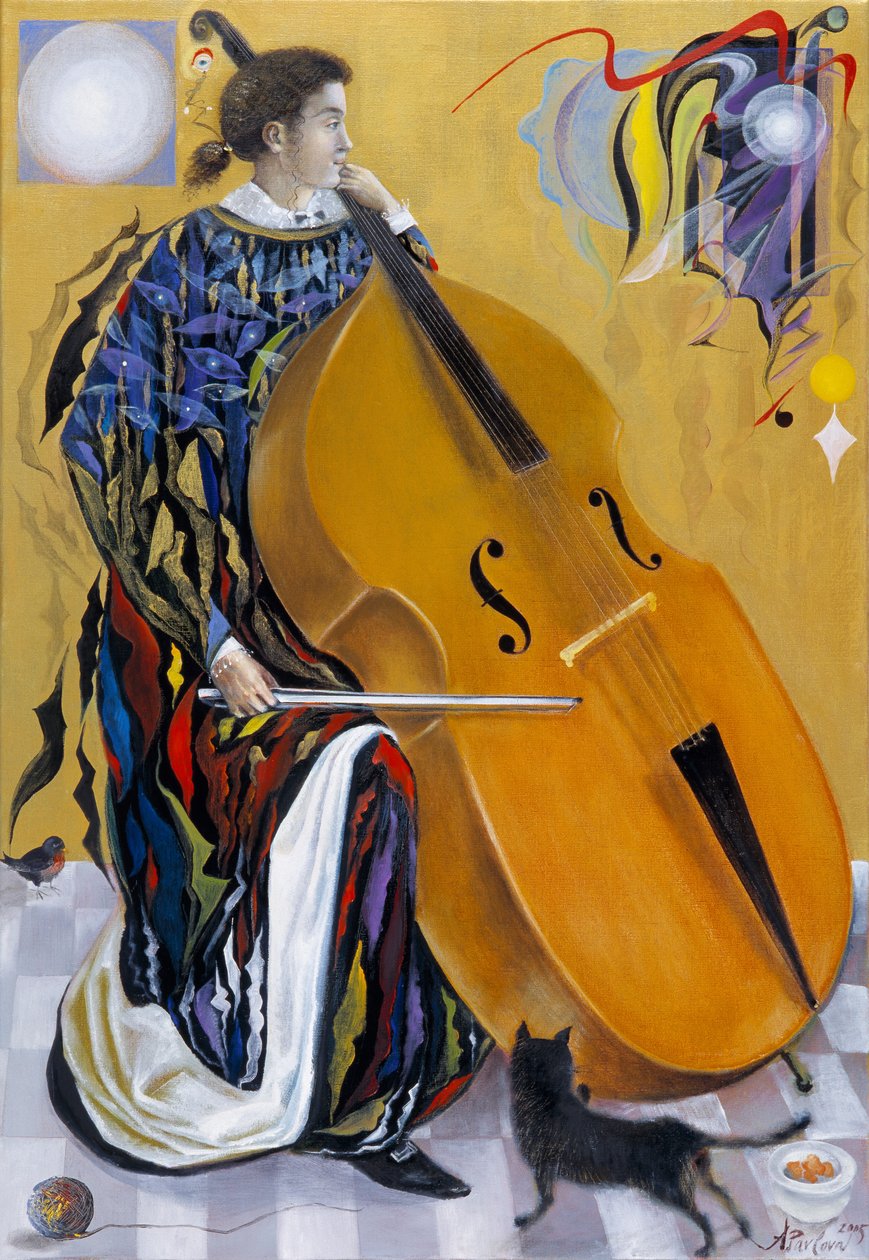 Hebrajskie medytacje, 2005 (olej na belgijskim płótnie) autorstwa Annael Anelia Pavlova