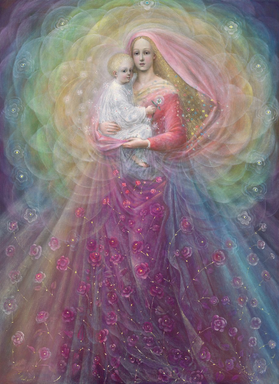 Ora pro nobis, 2015 (olej na belgijskim płótnie) autorstwa Annael Anelia Pavlova