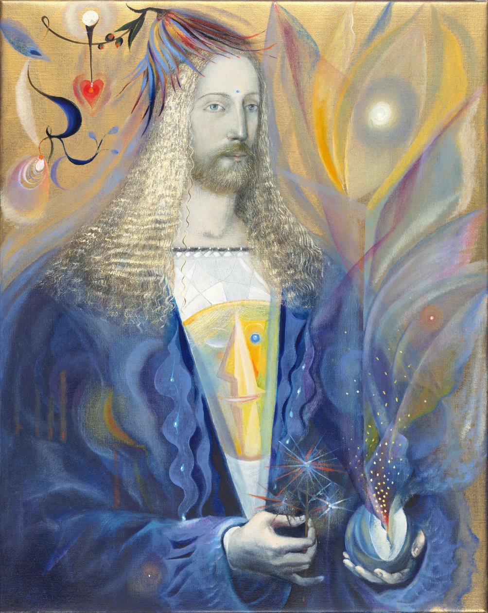 Pisces, 2006 (olej na belgijskim płótnie) autorstwa Annael Anelia Pavlova