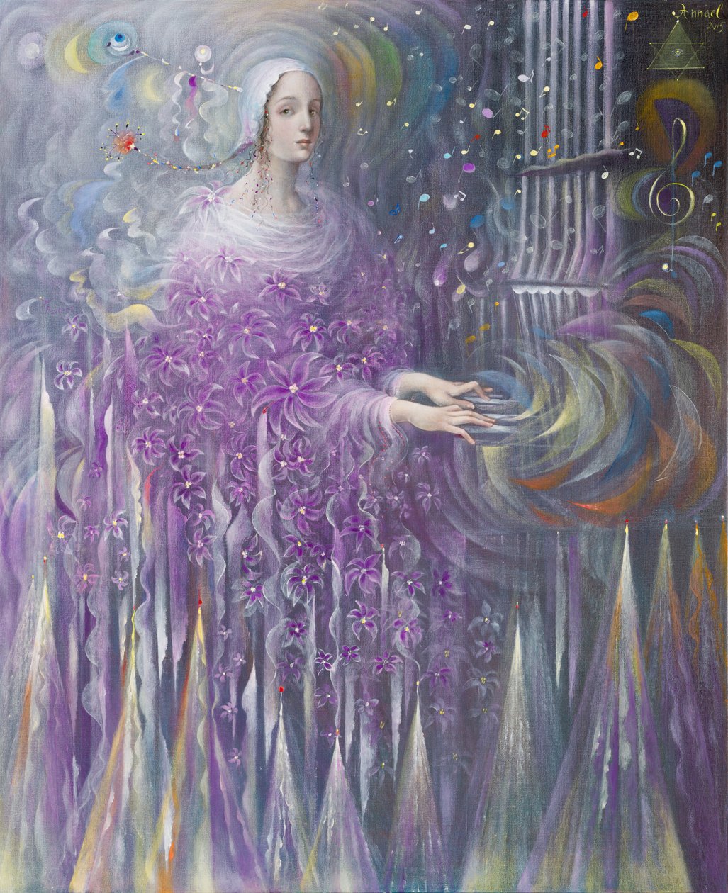 Poiesis-III: Religia, 2015 (olej na belgijskim płótnie) autorstwa Annael Anelia Pavlova