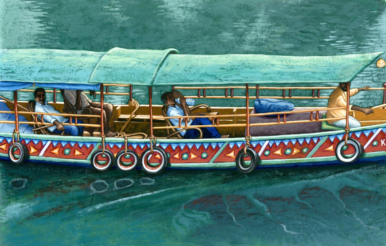 Backwaters, 2019 (gwasz) autorstwa Annalisa Morrocco