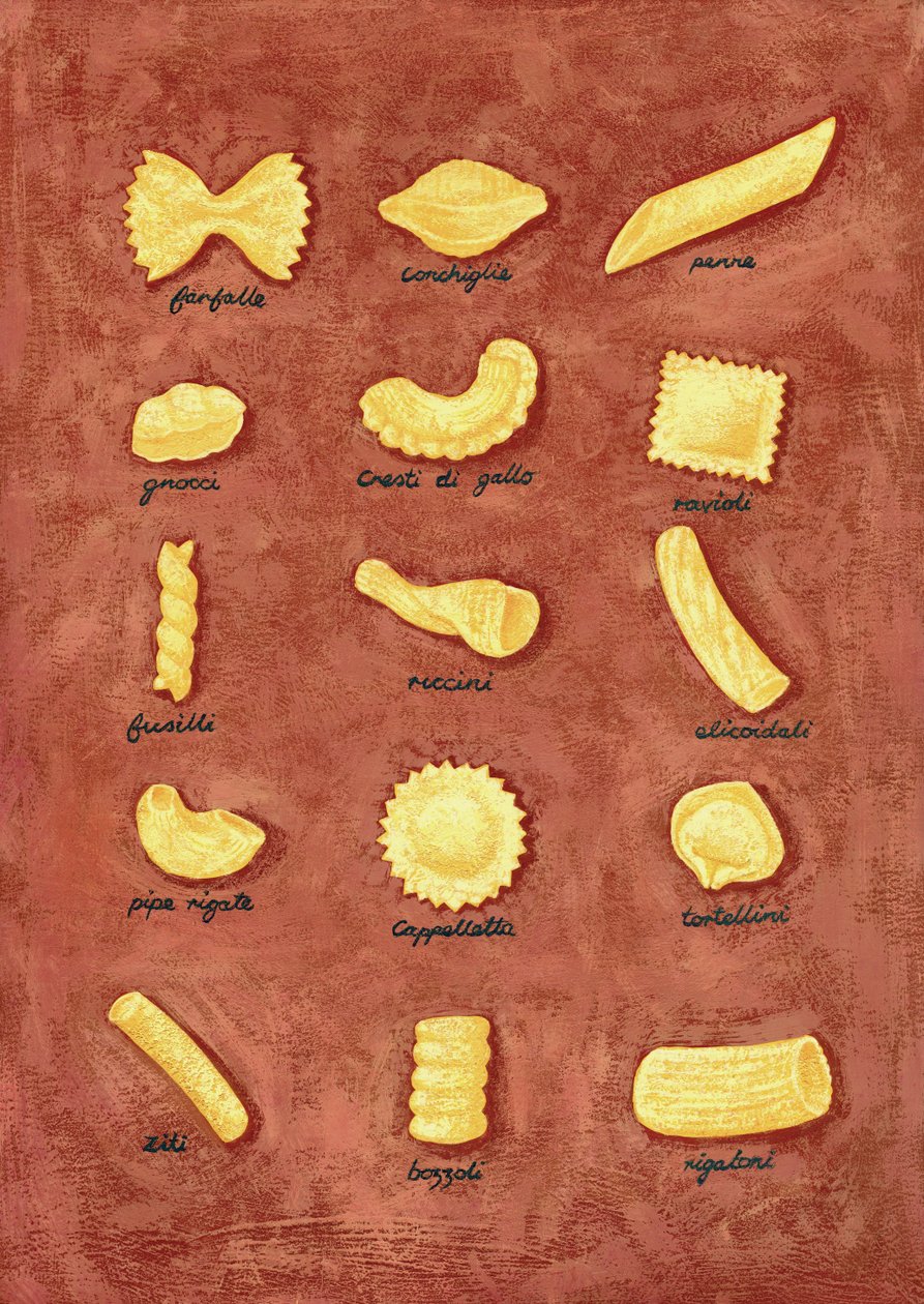 Makaron, 2010 (gwasz) autorstwa Annalisa Morrocco