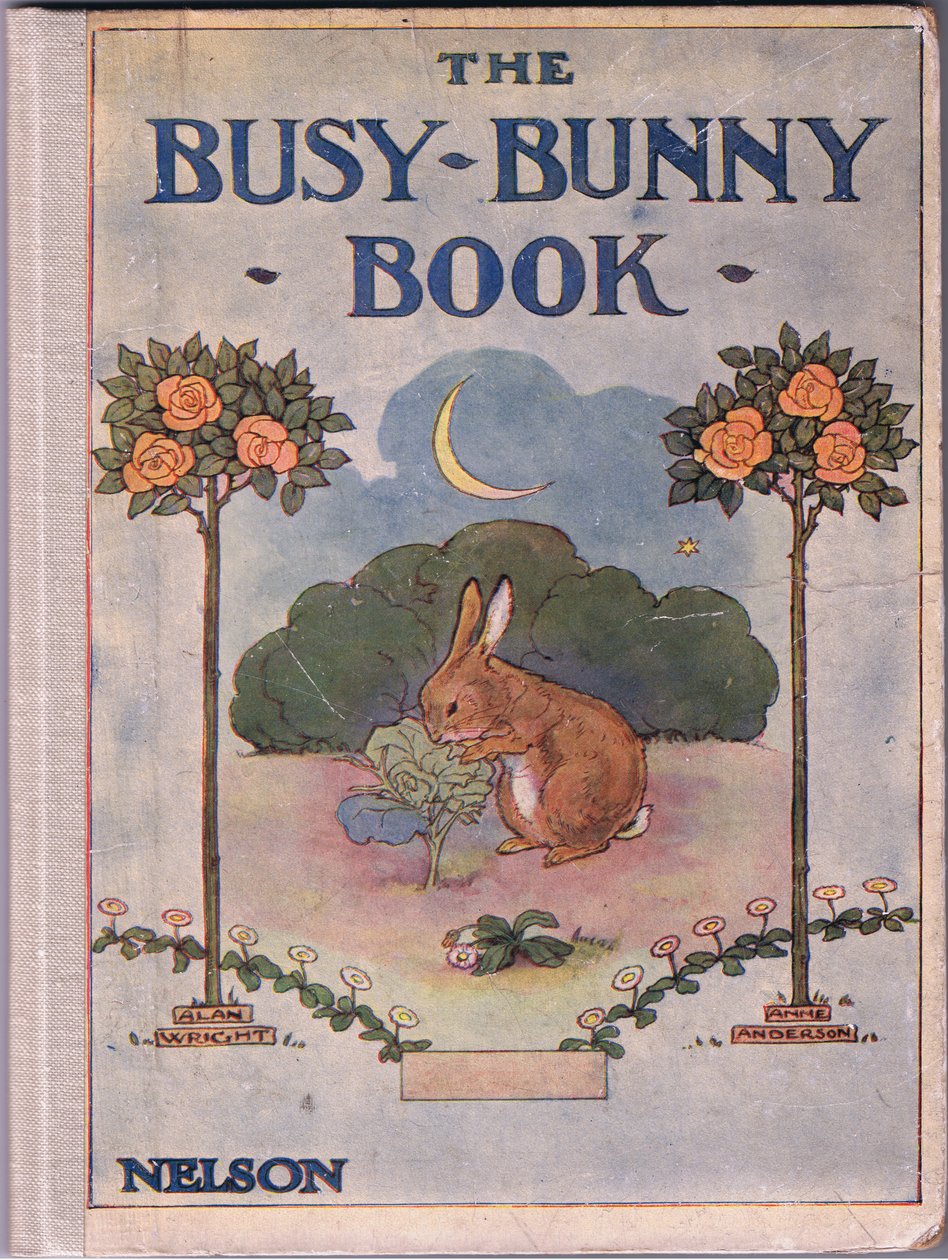 Busy Bunny Book okładka przednia autorstwa Anne Anderson