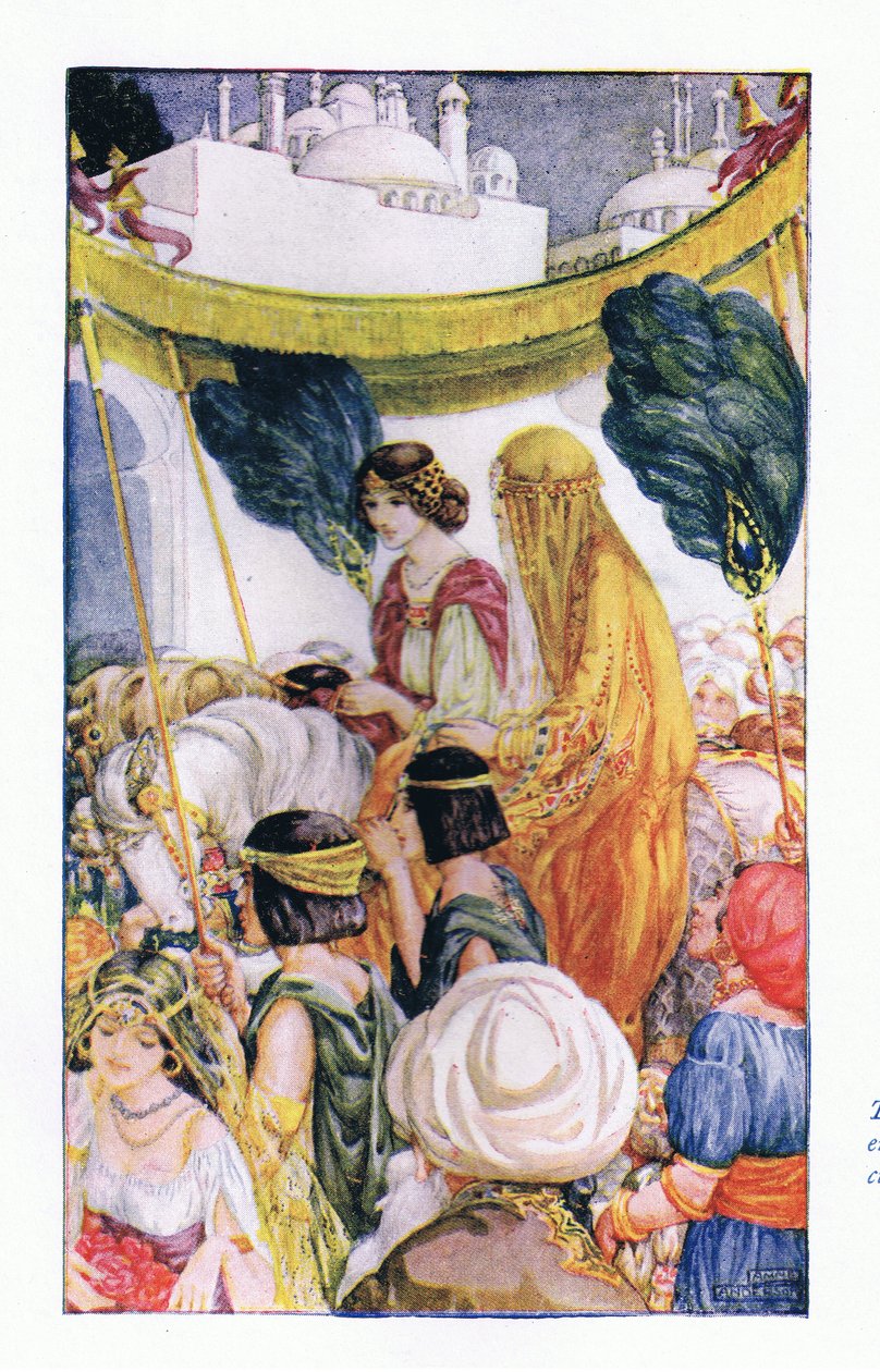 Panna młoda weszła do miasta autorstwa Anne Anderson