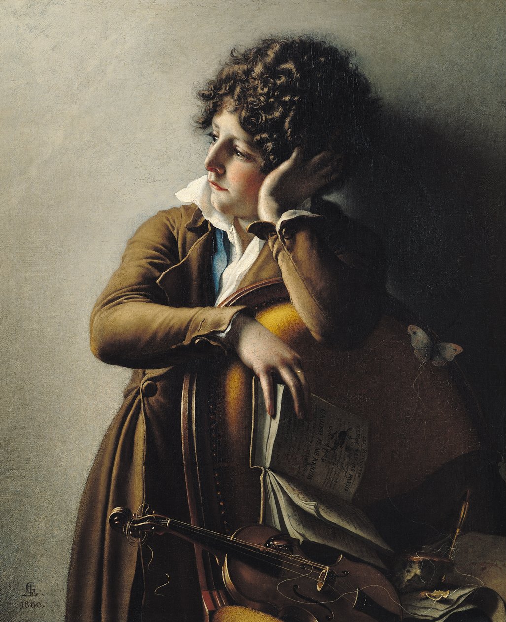 Portret Romainville-Trioson, 1800 autorstwa Anne Louis Girodet de Roucy Trioson